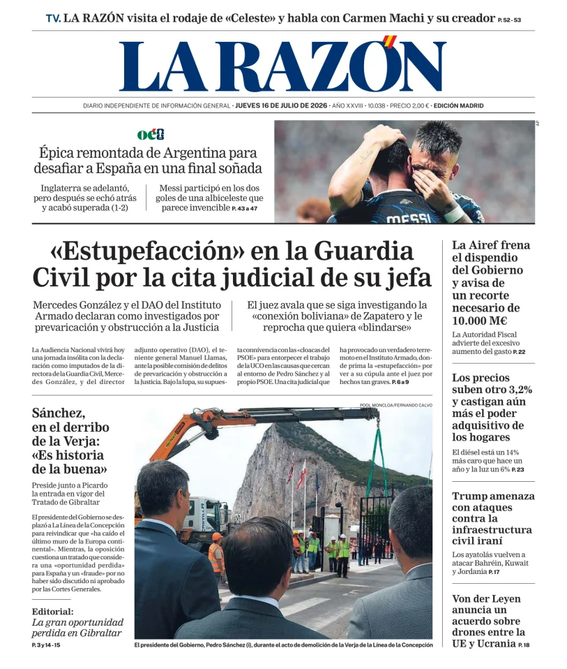 La Razón (Nacional) — 16/07