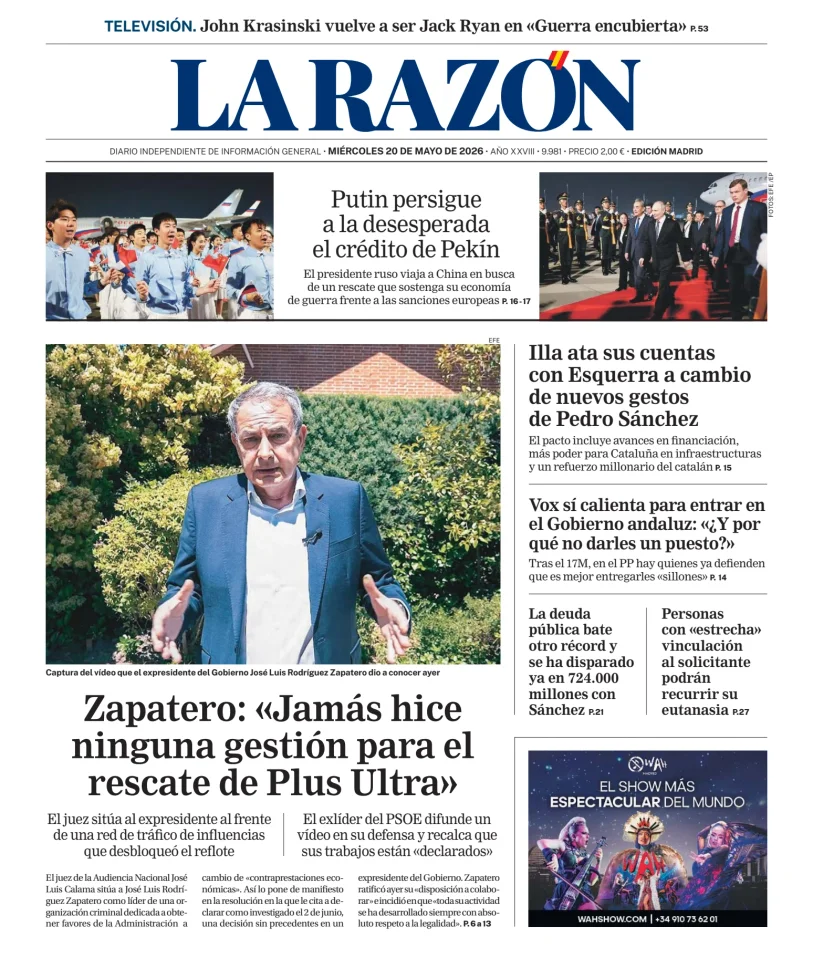 La Razón (Nacional) — 20/05