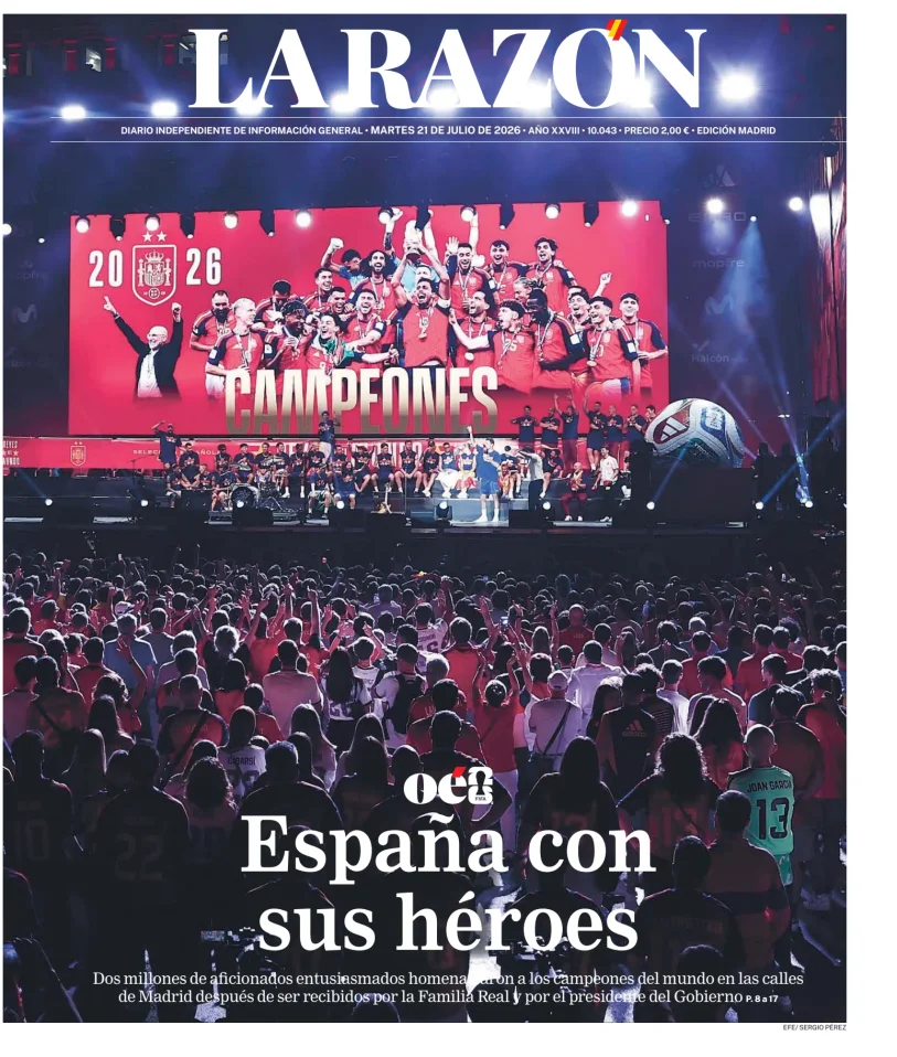 La Razón (Nacional) — 21/07