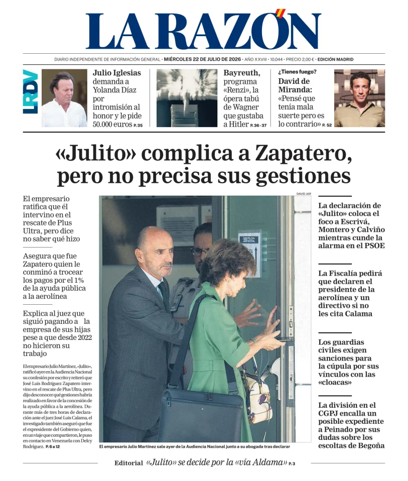 La Razón (Nacional) — 22/07