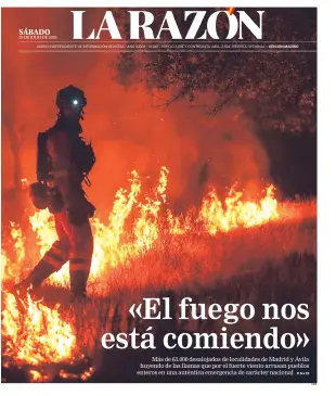 Portada de La Razón (Nacional), 25 de julio de 2026
