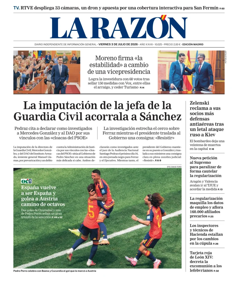La Razón (Nacional) — 03/07