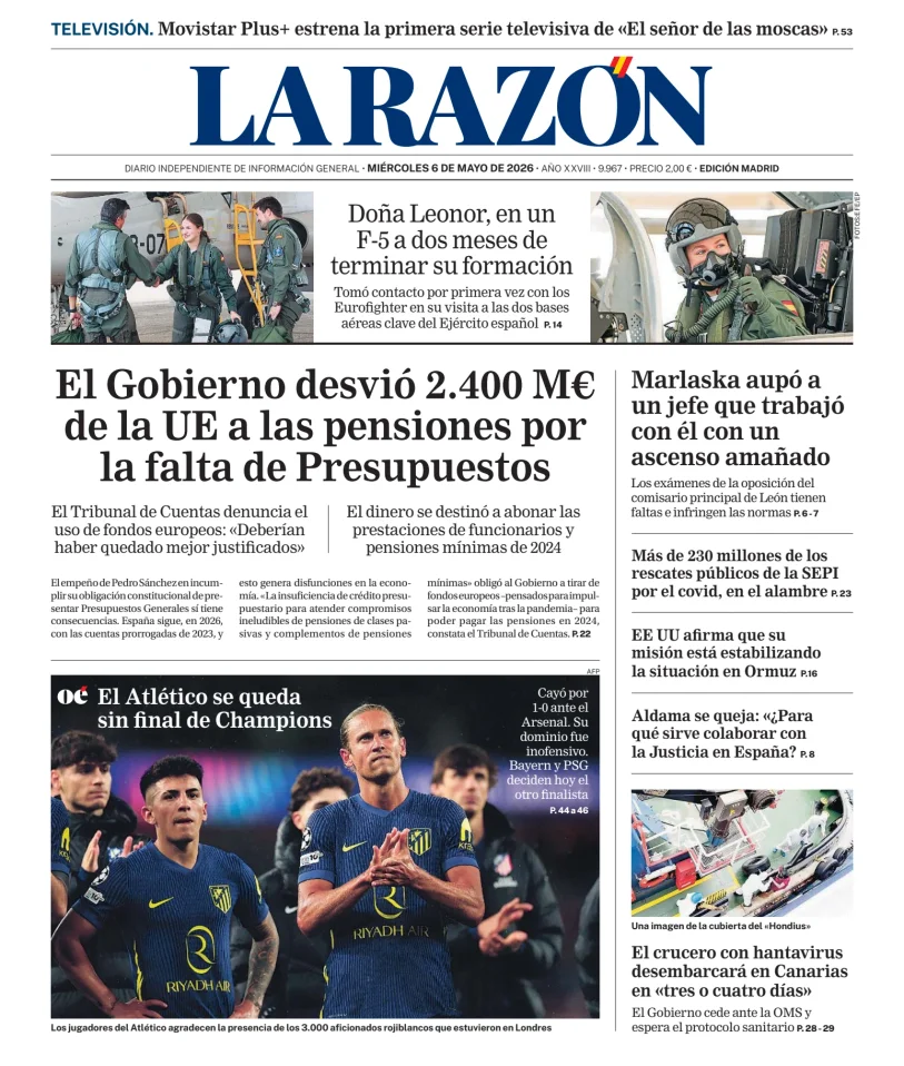 La Razón (Nacional) — 06/05