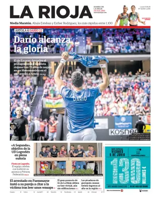 Portada de La Rioja, 1 de junio de 2026
