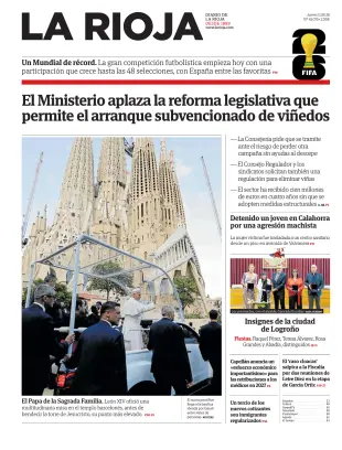 Portada de La Rioja, 11 de junio de 2026