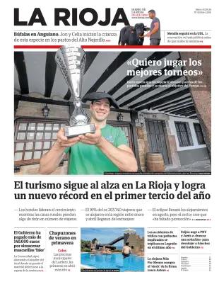 Portada de La Rioja, 2 de junio de 2026