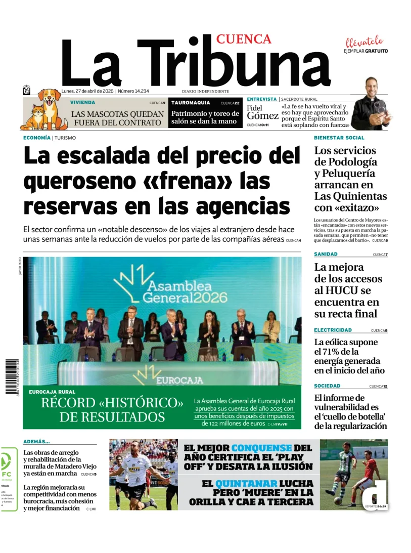 La Tribuna de Cuenca — 27/04