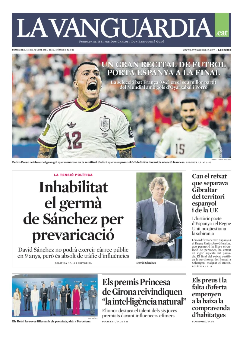 La Vanguardia (Català) — 15/07