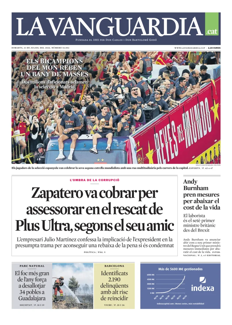 La Vanguardia (Català) — 21/07