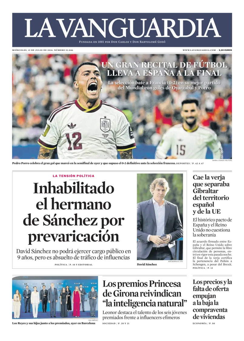 La Vanguardia — 15/07