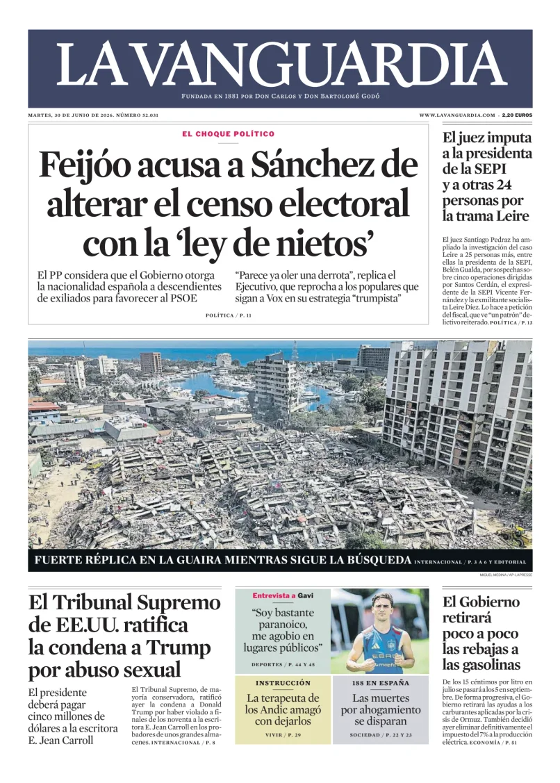 La Vanguardia — 30/06
