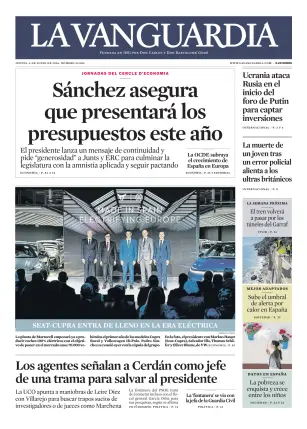 Portada de La Vanguardia, 4 de junio de 2026