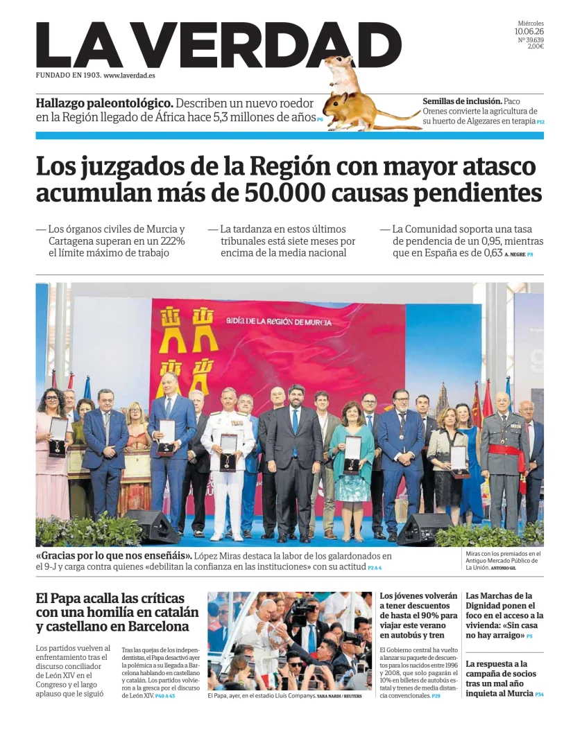 Portada de La Verdad