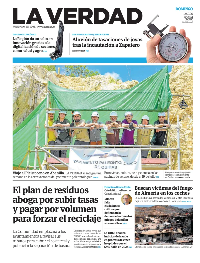 Portada de La Verdad
