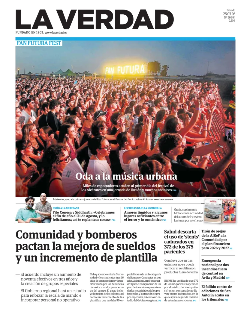 Portada de La Verdad