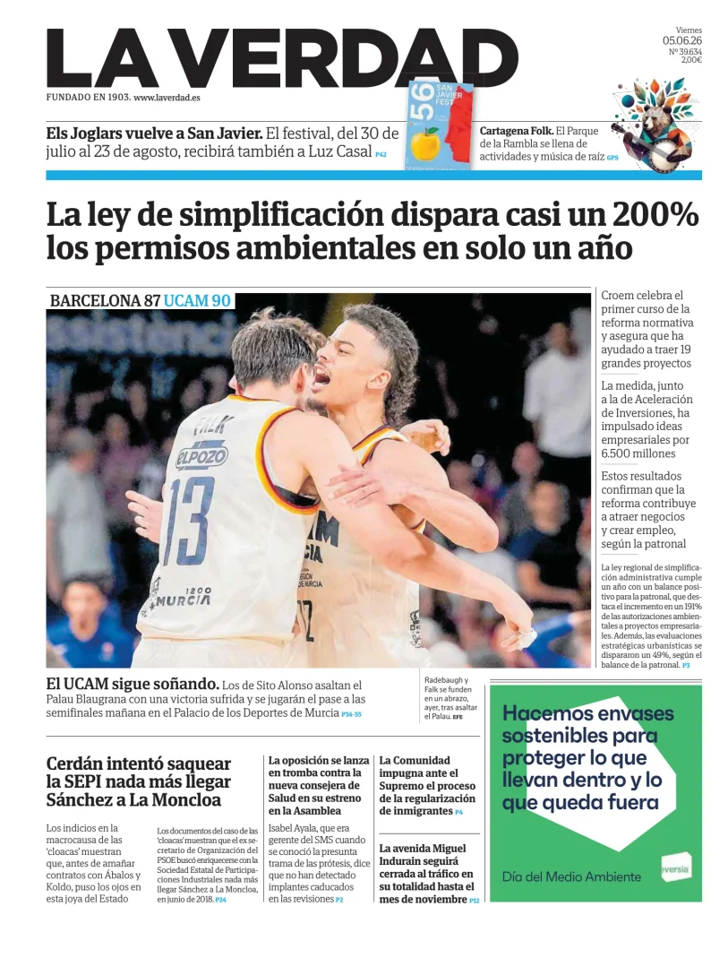 Portada de La Verdad