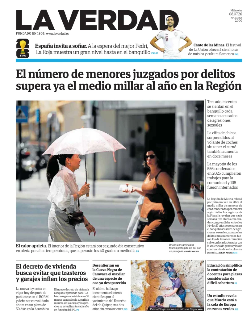 Portada de La Verdad