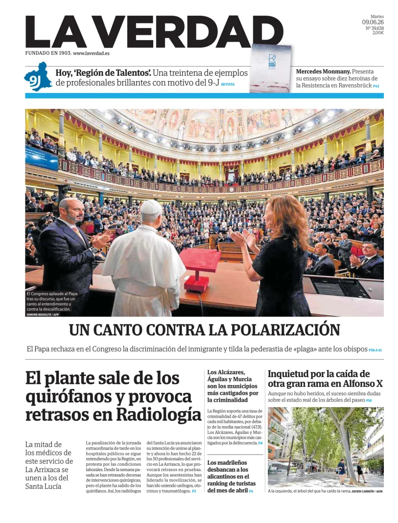 Portada de La Verdad
