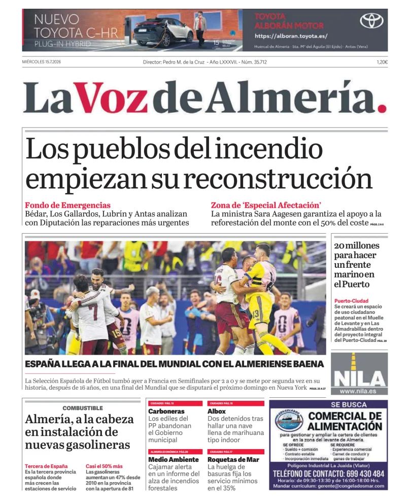 La Voz de Almería — 15/07