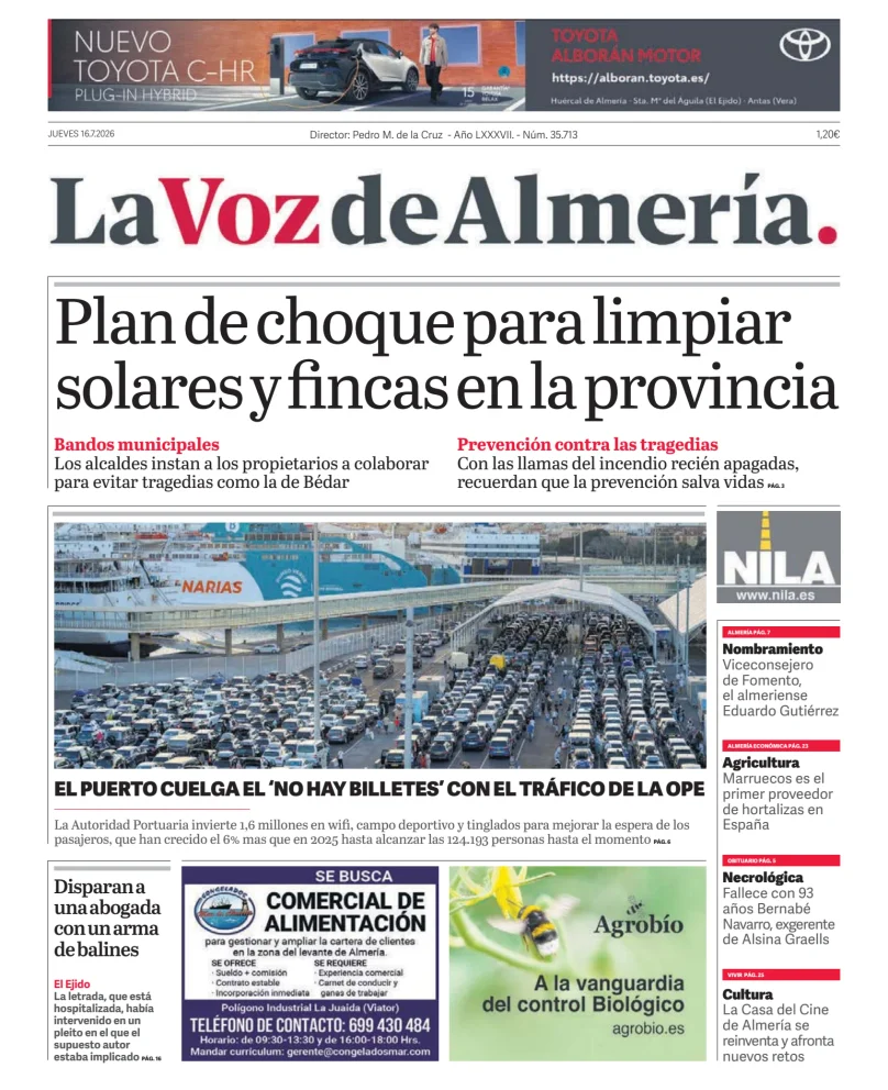 La Voz de Almería — 16/07