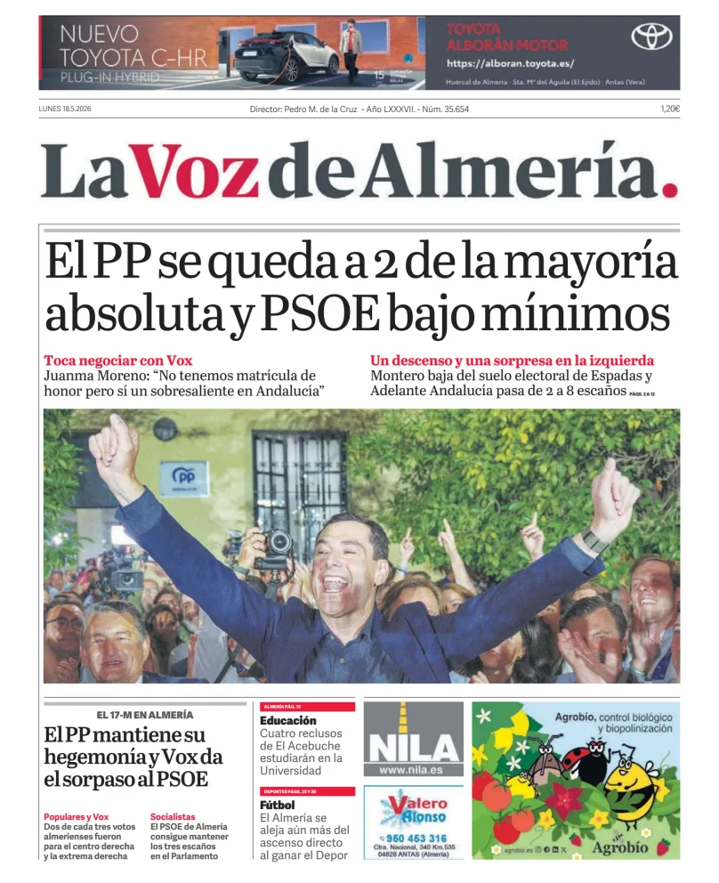 La Voz de Almería — 18/05