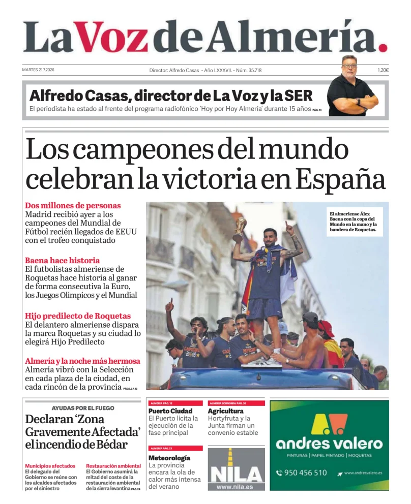 La Voz de Almería — 21/07