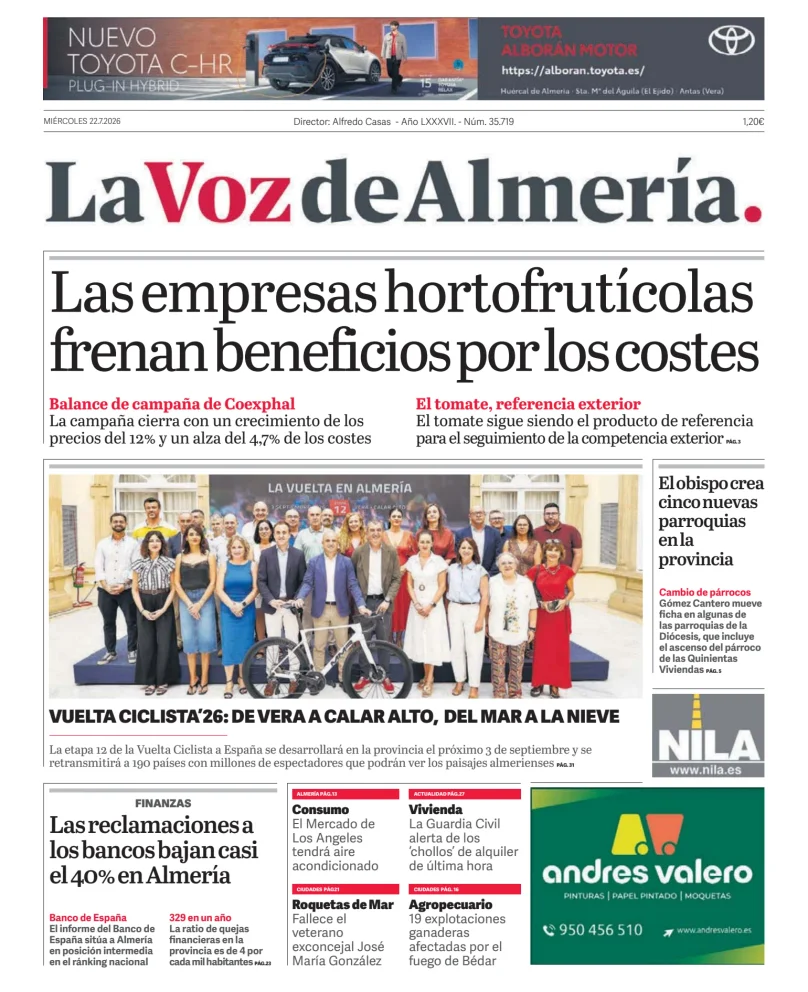 La Voz de Almería — 22/07