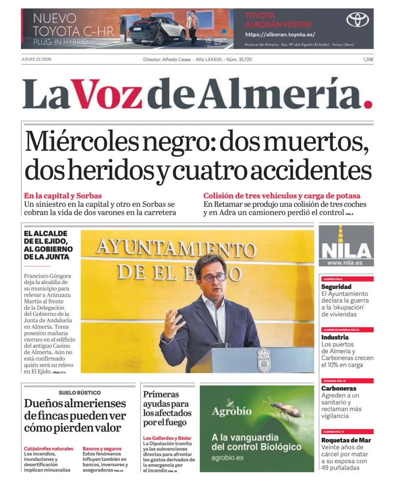 La Voz de Almería — 23/07