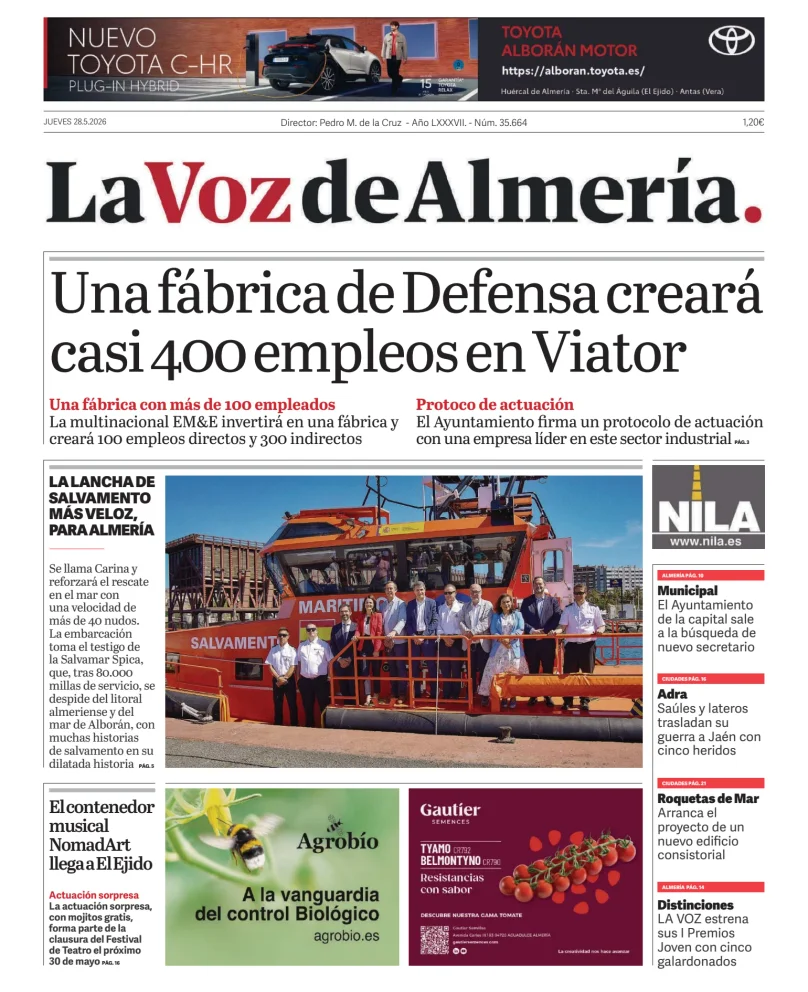 La Voz de Almería — 28/05