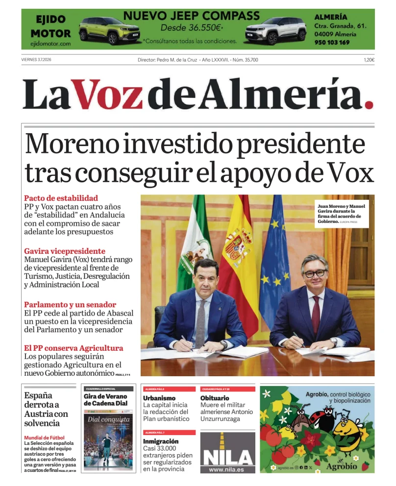 La Voz de Almería — 03/07
