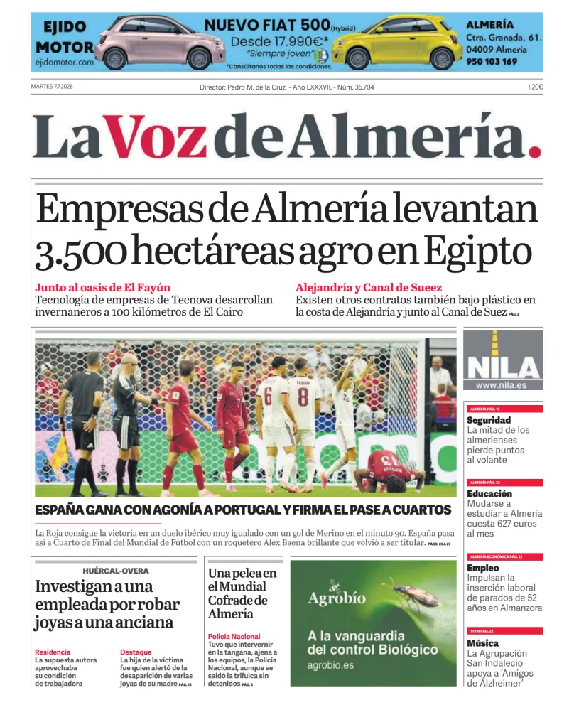 La Voz de Almería — 07/07