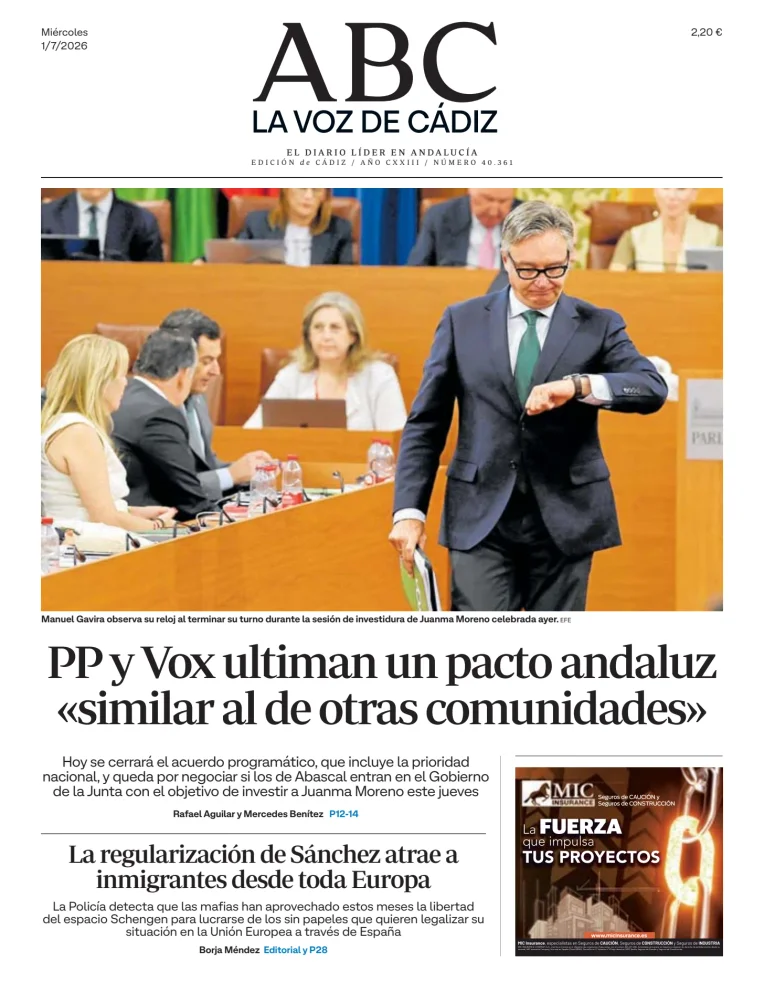 La Voz de Cádiz — 01/07