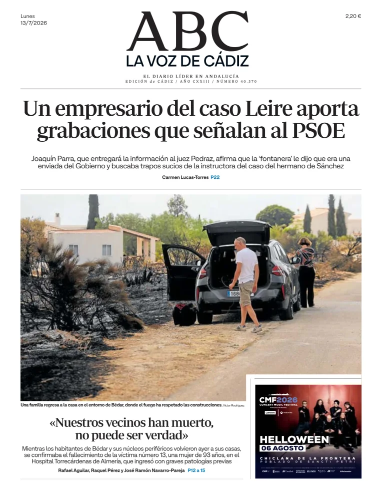 La Voz de Cádiz — 13/07