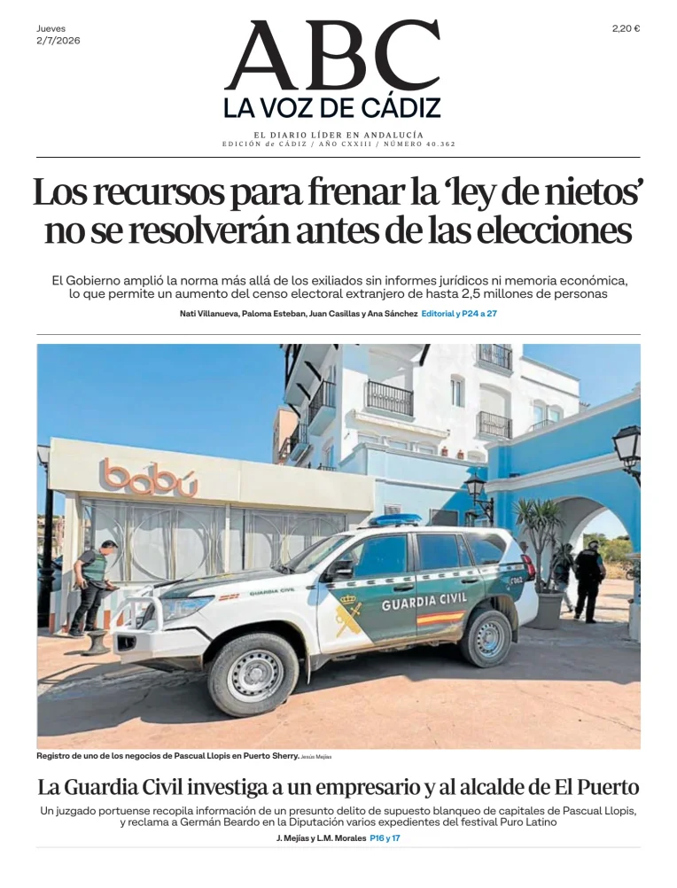 La Voz de Cádiz — 02/07
