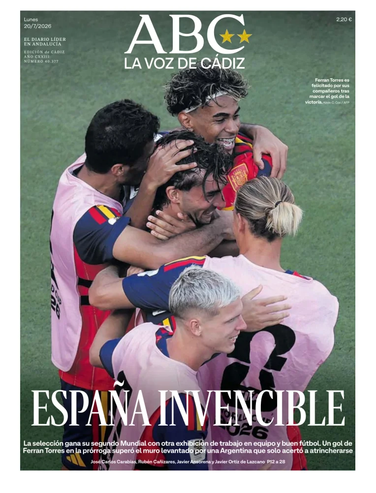 La Voz de Cádiz — 20/07