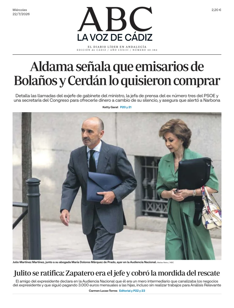 La Voz de Cádiz — 22/07