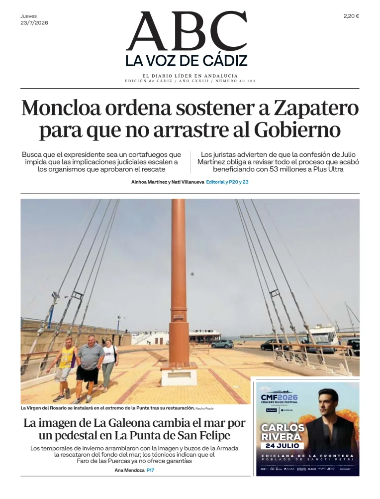 La Voz de Cádiz — 23/07