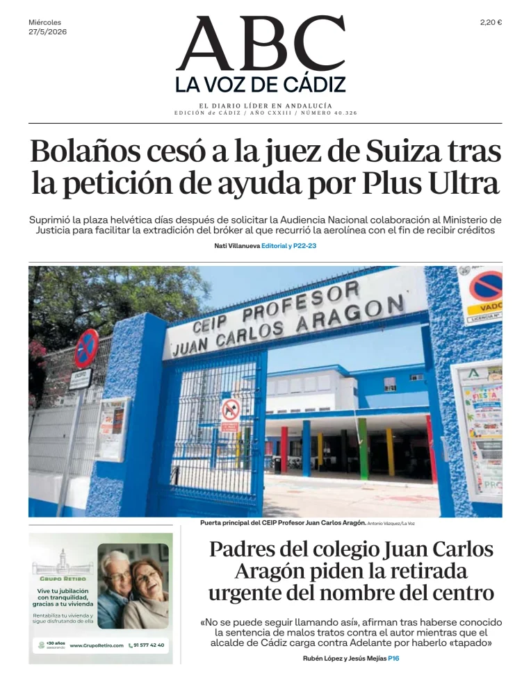 La Voz de Cádiz — 27/05