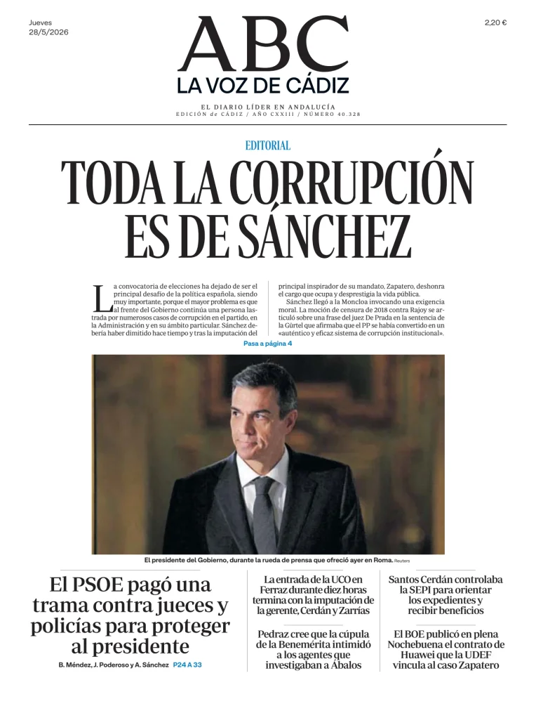 La Voz de Cádiz — 28/05