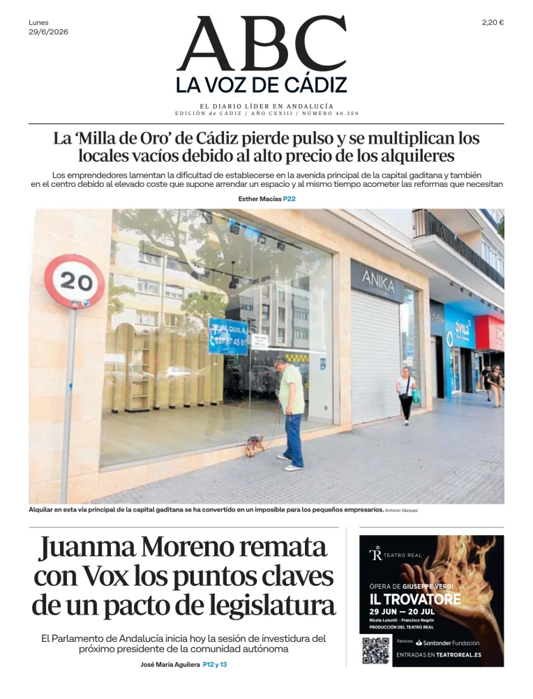 La Voz de Cádiz — 29/06