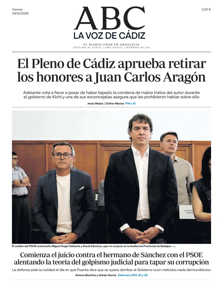 La Voz de Cádiz — 29/05