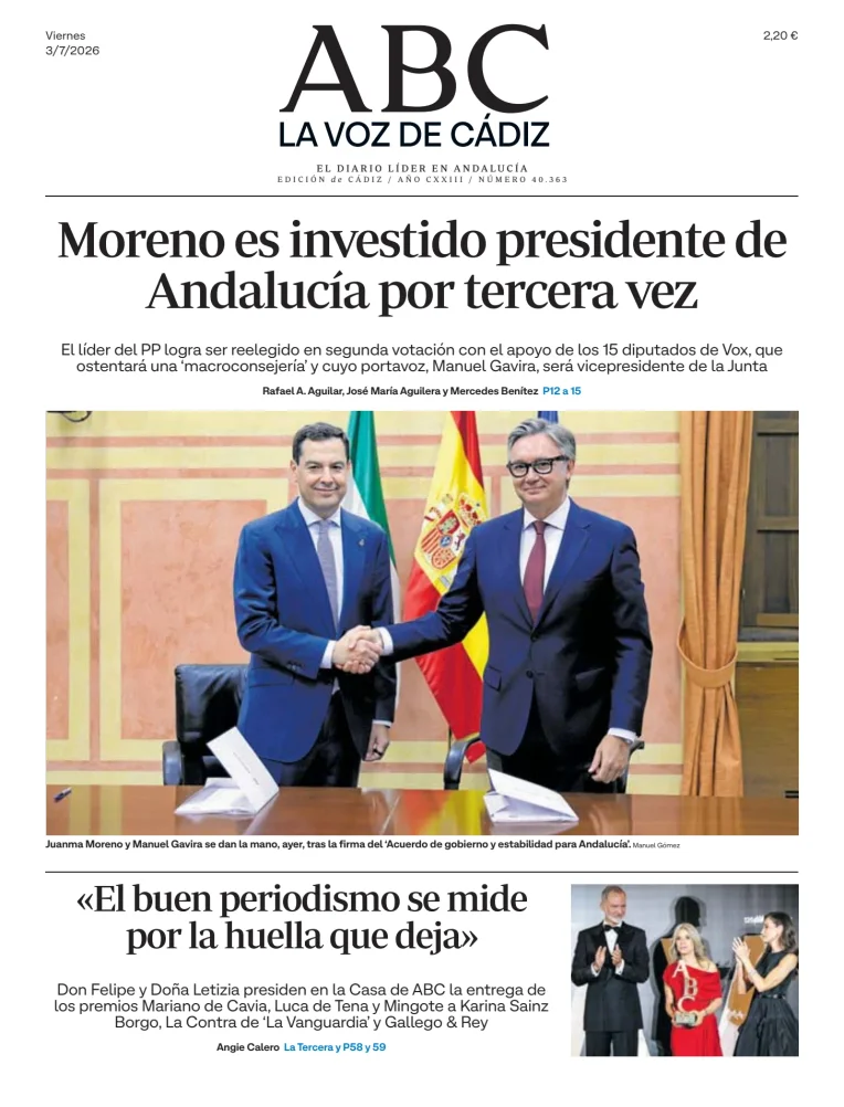 La Voz de Cádiz — 03/07