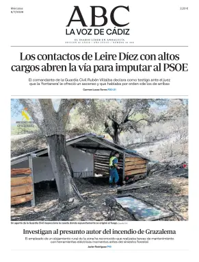 Portada de La Voz de Cádiz, 8 de julio de 2026
