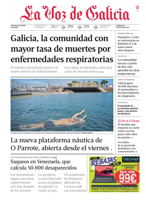 La Voz de Galicia (A Coruña) — 01/07