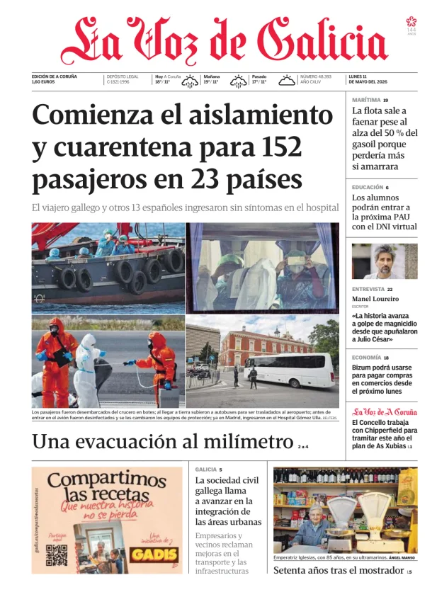 La Voz de Galicia (A Coruña) — 11/05