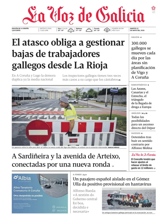 La Voz de Galicia (A Coruña) — 12/05