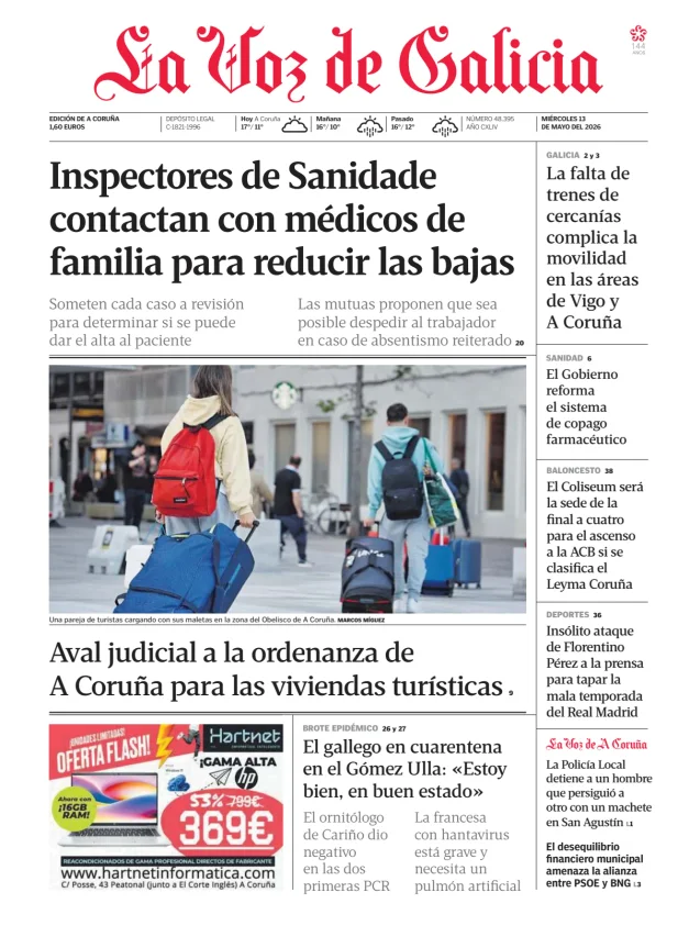 La Voz de Galicia (A Coruña) — 13/05