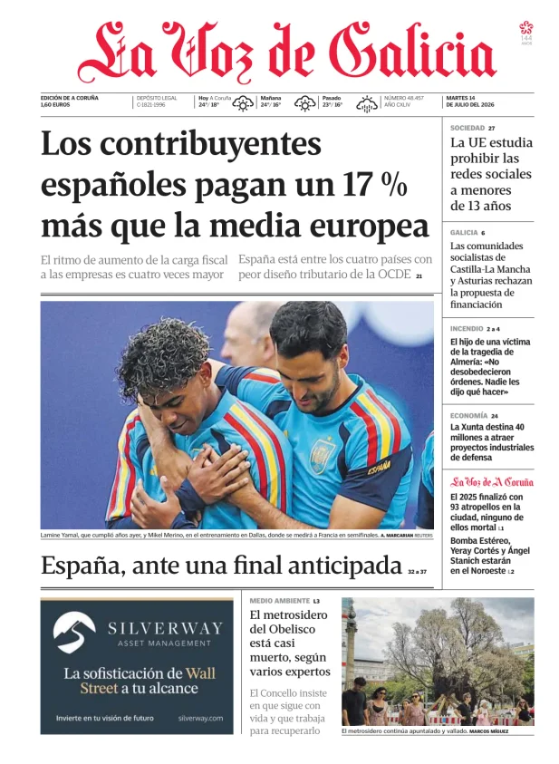 La Voz de Galicia (A Coruña) — 14/07