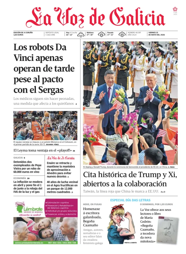 La Voz de Galicia (A Coruña) — 15/05