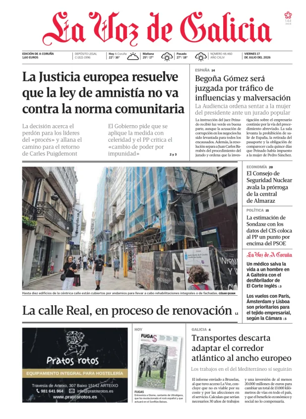 La Voz de Galicia (A Coruña) — 17/07
